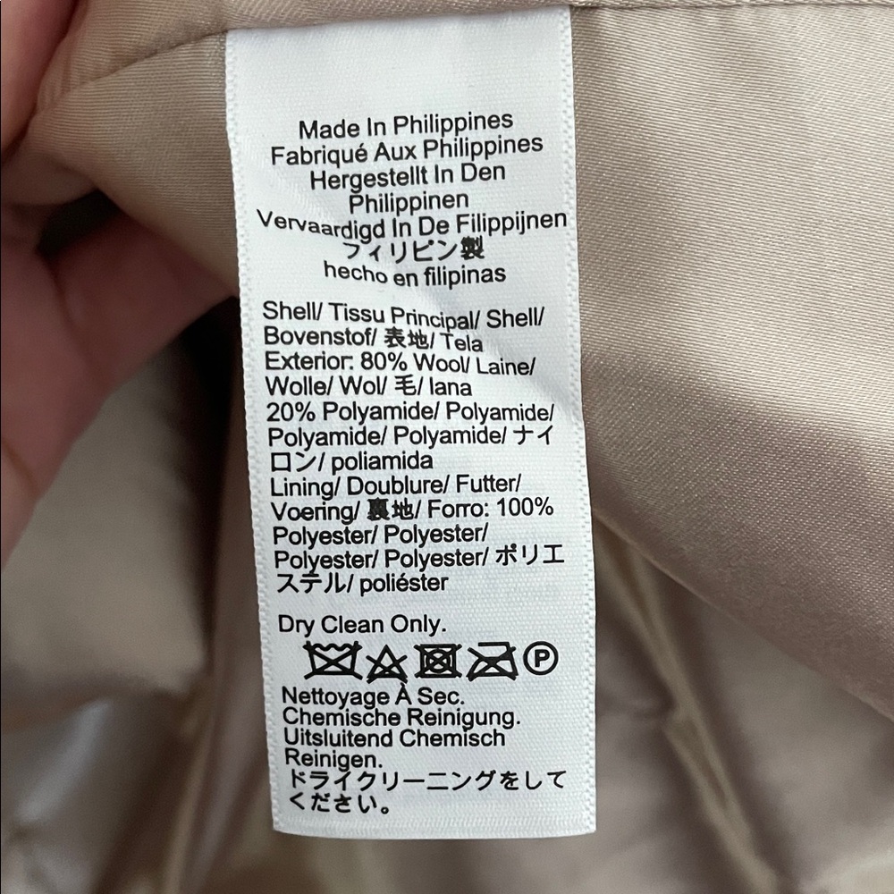 J. Crew Camel Trench Wool Coat - Picture 5 of 9